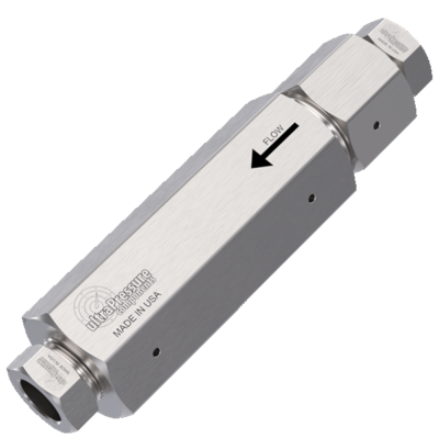 3/8'' Medium Pressure Check Valve - Metal Seat