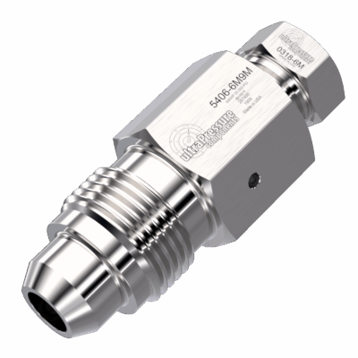 Ultra pressure fittings 5 3/8 Mp Female X 9/16 Mp Male Adapter