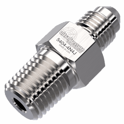 Ultra pressure fittings 17 1/4 Npt Male X 1/4 Jic Male Adapter