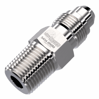 Ultra pressure fittings 23 1/2 Npt Male X 9/16 Mp Male Adapter