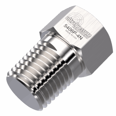 1/4'' Npt Hex Plug High Pressure - 15,000 Psi