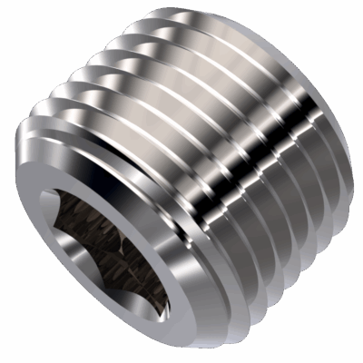 3/8 Npt Hollow Hex Plug - 15,000 Psi