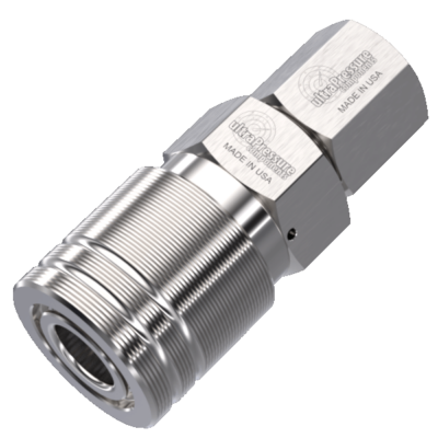 HPC600 Coupler with Check Valve Quick Disconnect x 1/4'' High Pressure Female