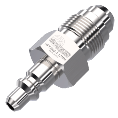 HPC600 Nipple without Check Valve Quick Disconnect x 3/4'' Medium Pressure Male