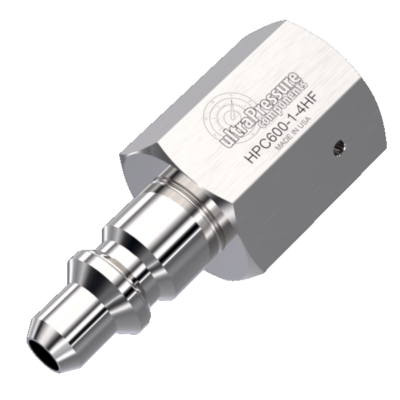 HPC600-1-4HF Nipple without Check Valve Quick Disconnect x 1/4'' High Pressure Female