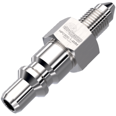 HPC600 Nipple without Check Valve Quick Disconnect x 1/4'' Medium Pressure Male