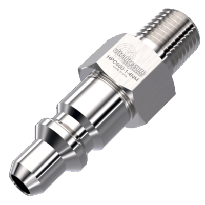 HPC600 Nipple without Check Valve Quick Disconnect x 1/4'' NPT Male