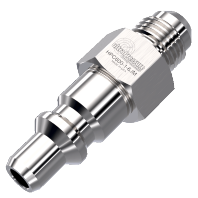 HPC600 Nipple without Check Valve Quick Disconnect x 3/8'' JIC Male