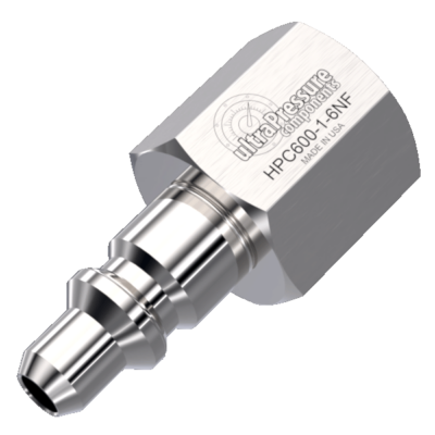 HPC600 Nipple without Check Valve Quick Disconnect x 3/8'' NPT Female