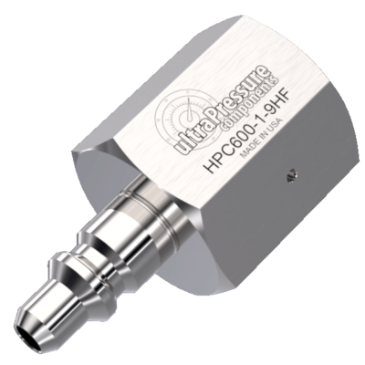 HPC600-1-9HF Nipple without Check Valve Quick Disconnect x 9/16'' High Pressure Female