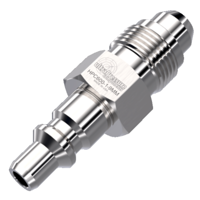 HPC600 Nipple without Check Valve Quick Disconnect x 9/16'' Medium Pressure Male