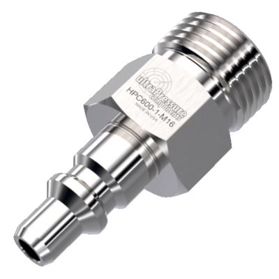 HPC600 Nipple without Check Valve Quick Disconnect x 1'' Type M Male