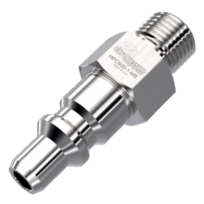 HPC600 Nipple without Check Valve Quick Disconnect x 9/16'' Type M Male
